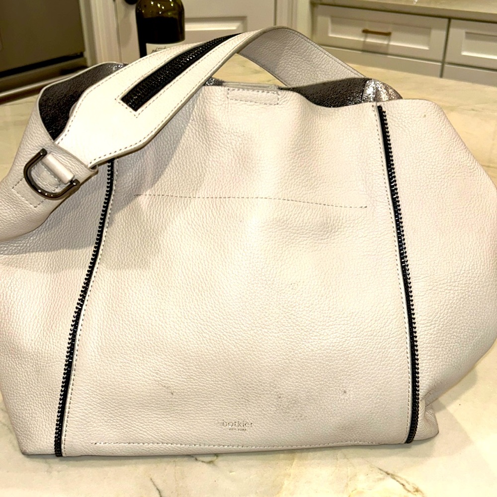 Botkier light gray shoulder bag   Vegan leather